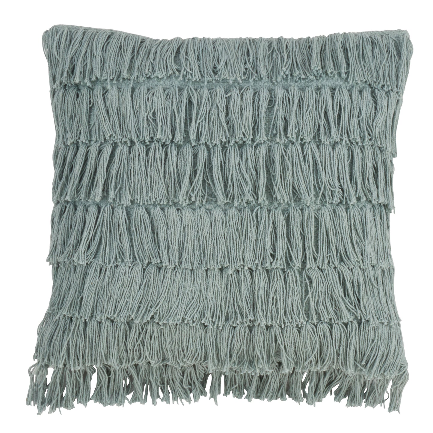Woven Fringes Throw Pillow