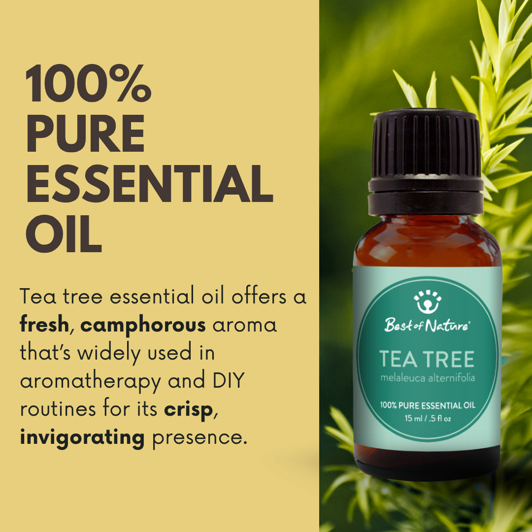 Tea Tree Essential Oil, 100% Pure - 15ml / 100ml