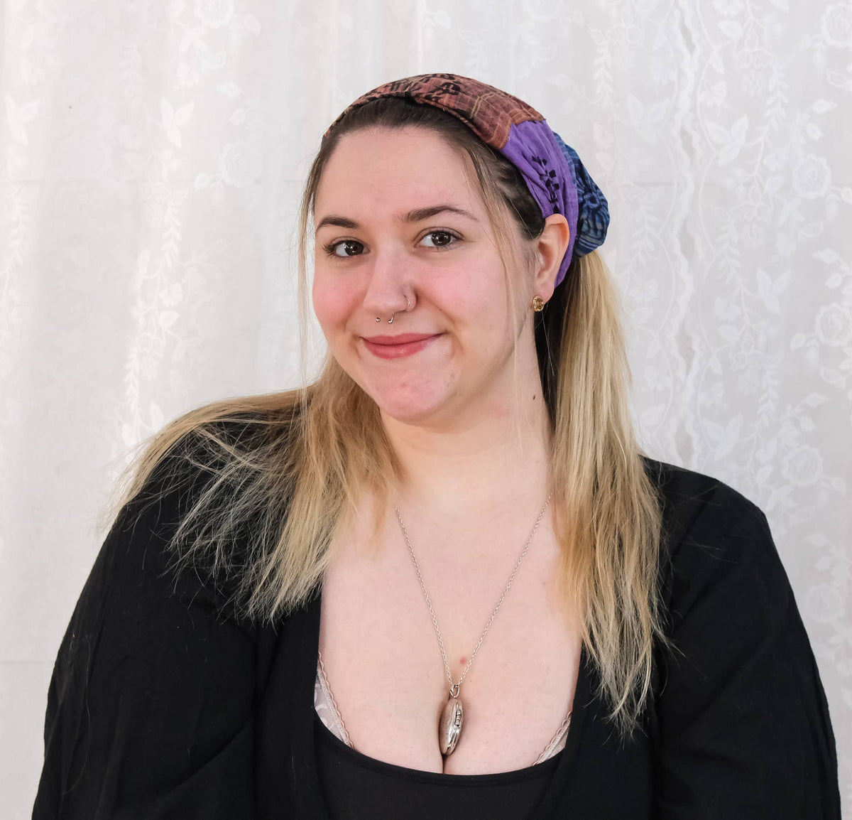 Cotton Patch Unisex Block Print Head Band