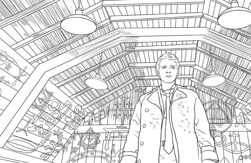 Supernatural: The Official Coloring Book