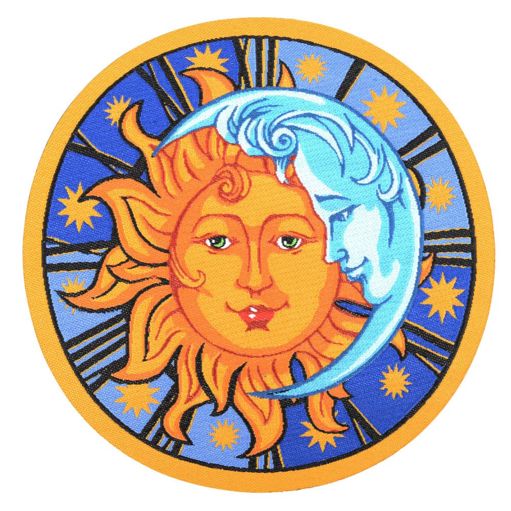 Sun/Moon Embroidered Patch