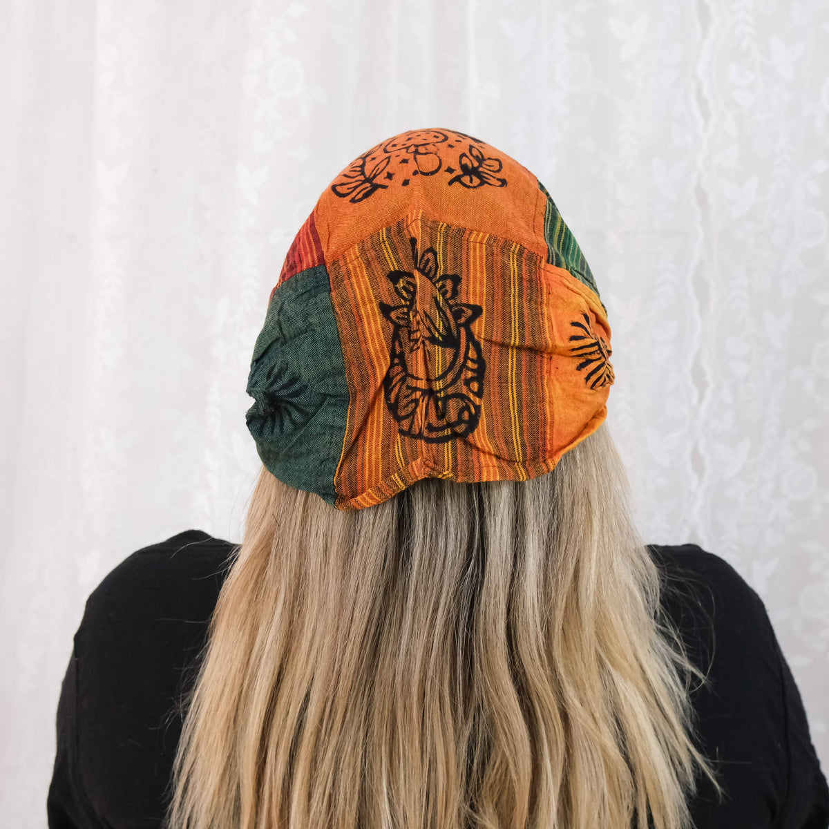 Cotton Patch Unisex Block Print Head Band