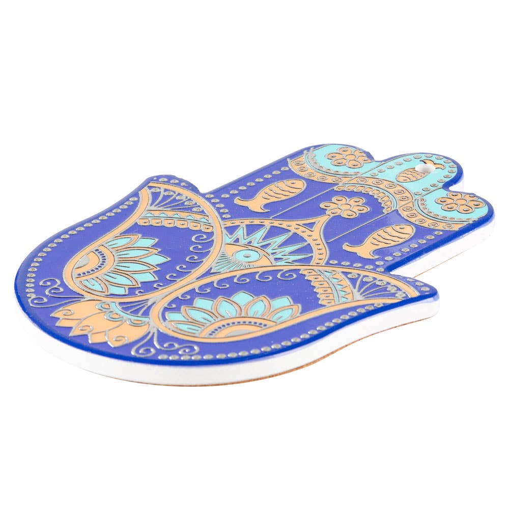 CERAMIC HAMSA WALL DECOR