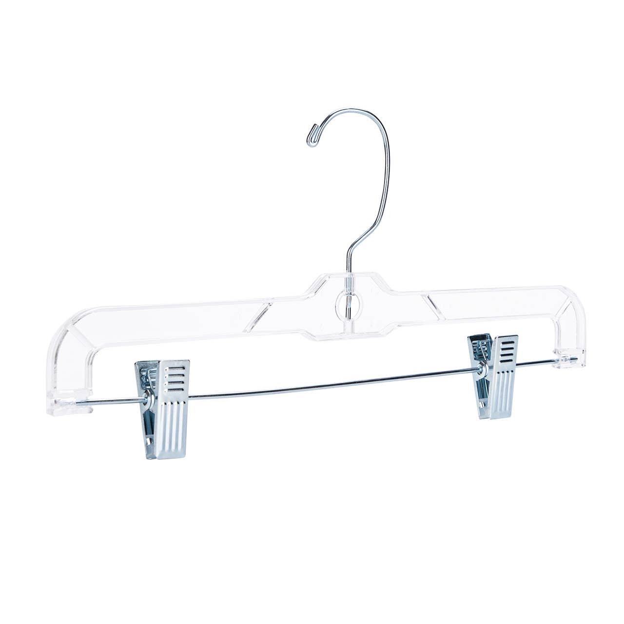 14" Economy Plastic Skirt And Pants Hangers - Case of 100