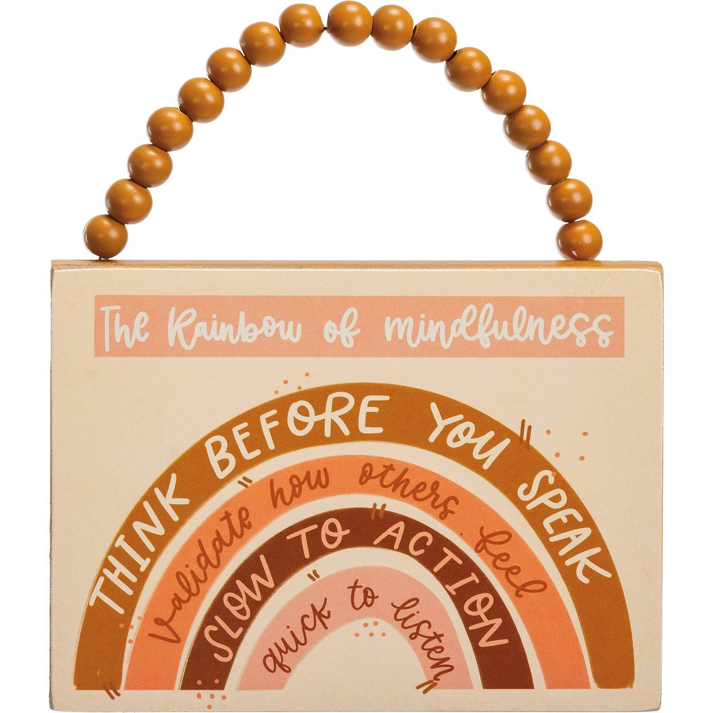 The Rainbow Of Mindfulness Ornament
