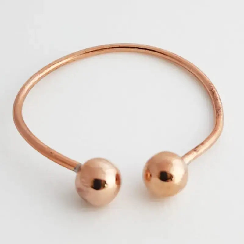 Hoop And Ball Pure Healing Copper Women's Bracelet