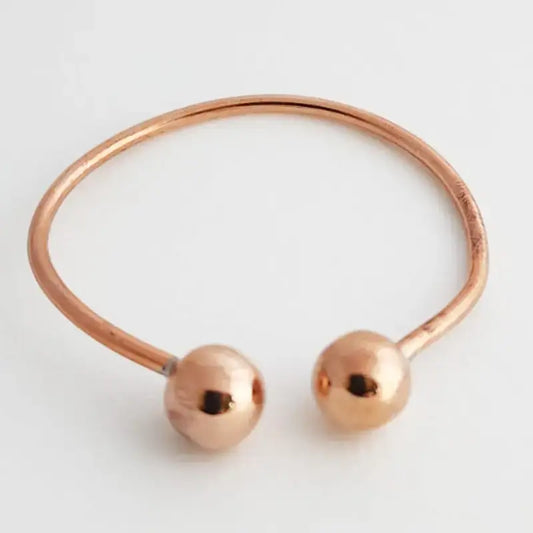 Hoop And Ball Pure Healing Copper Women's Bracelet