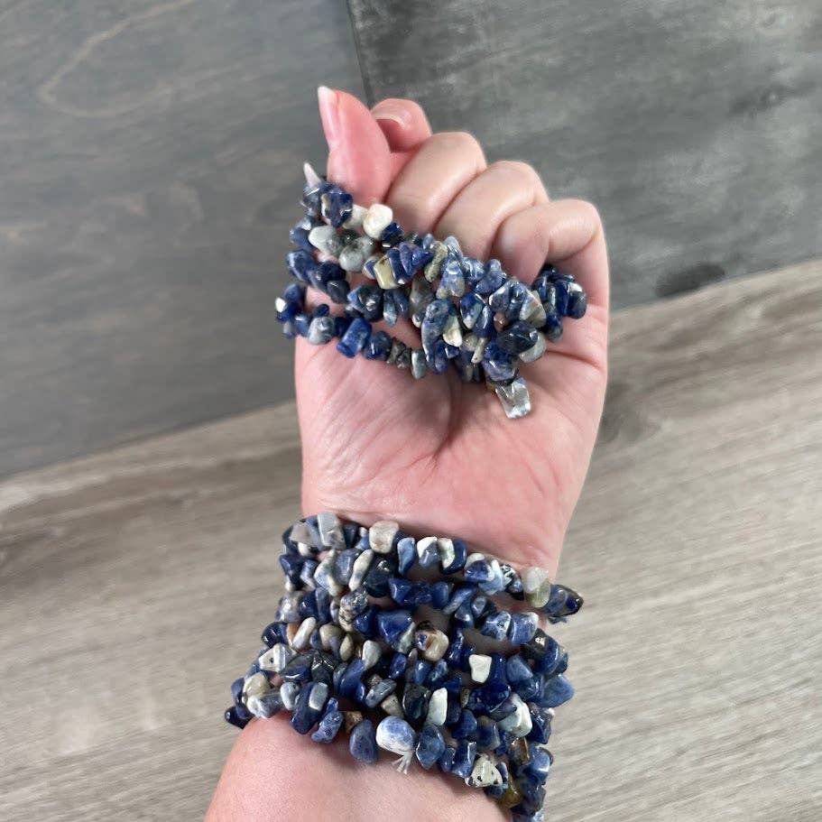 Gemstone Chip Bracelets