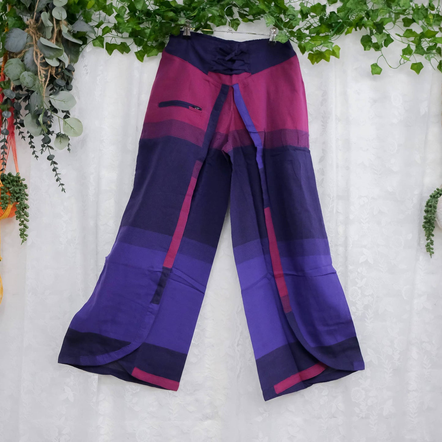 Printed Cotton Double Layer Palazzo Pant
