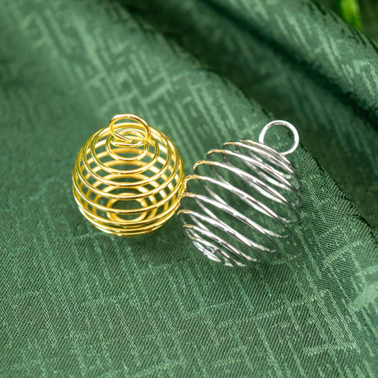 Crystal Spiral Cage Holder