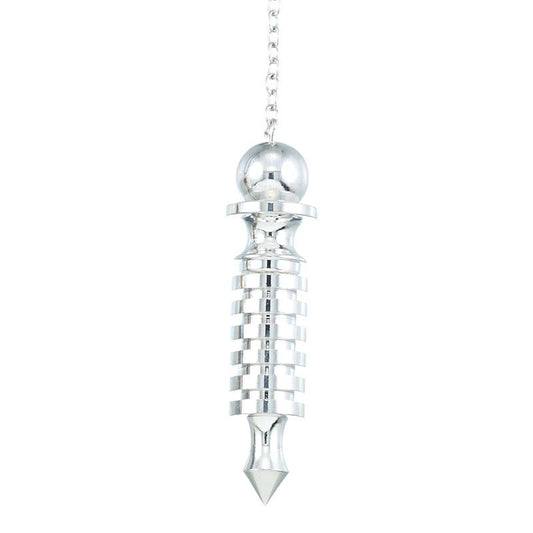 Silver 9 Plate Metal Pendulum
