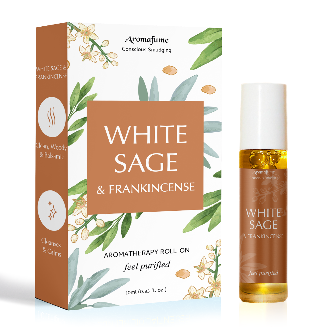 White Sage & Frankincense Roll On | Fragrance Oil Roll On