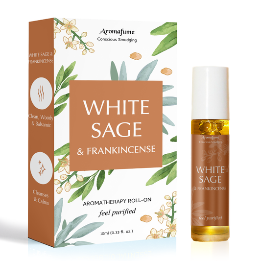 White Sage & Frankincense Roll On | Fragrance Oil Roll On