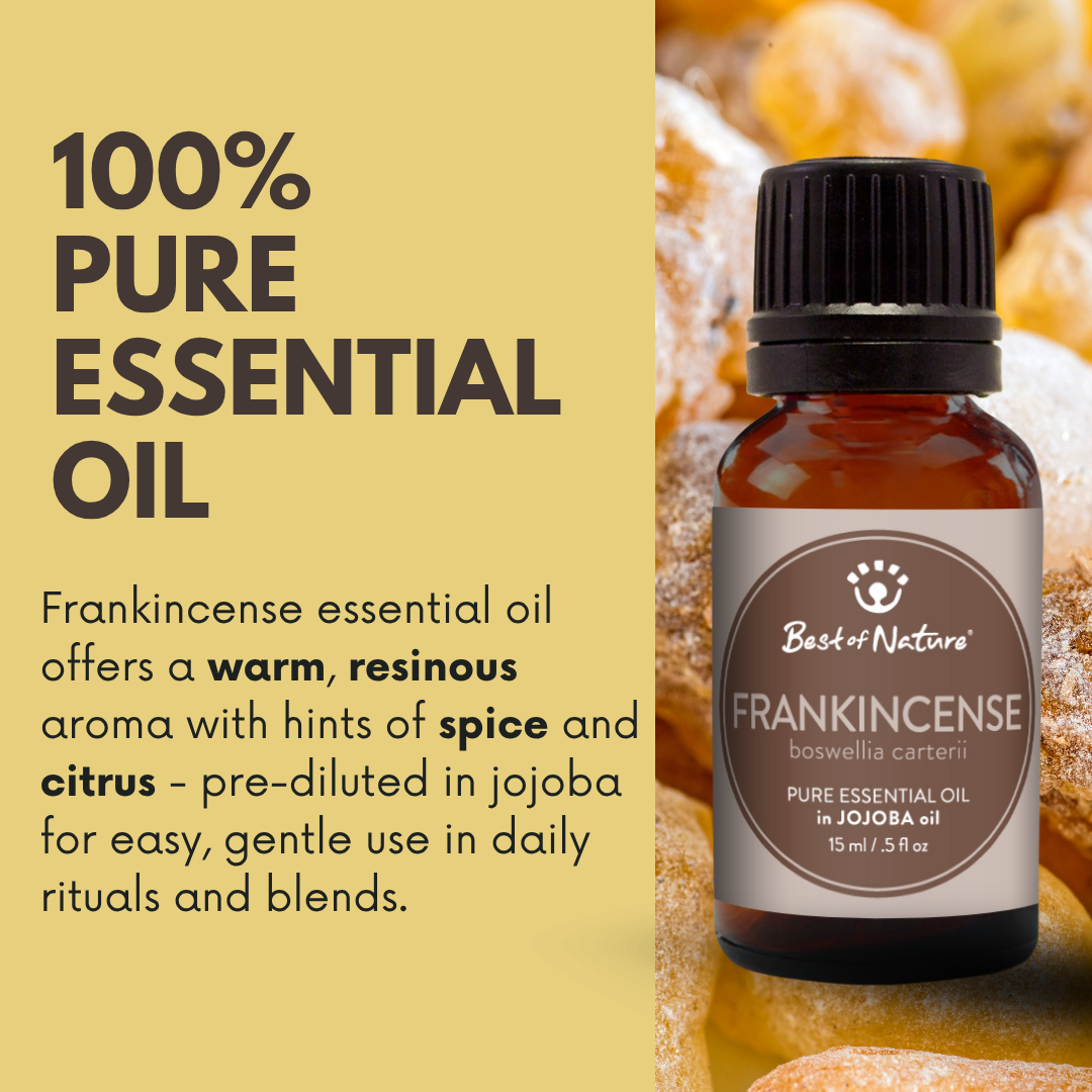 Frankincense Essential Oil Blended with Jojoba Oil - 15ml