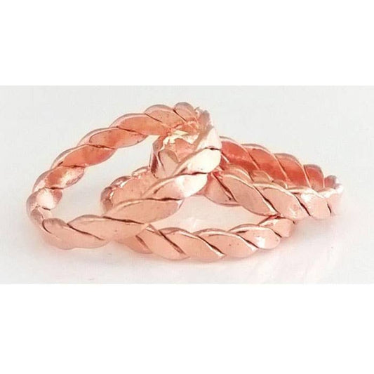 Braided Pure Healing Copper Rings