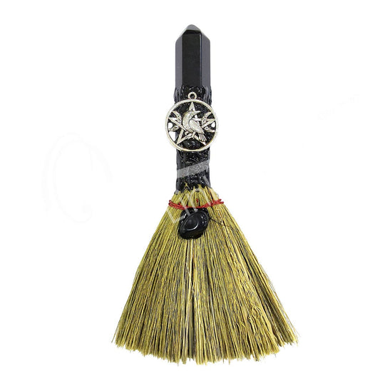(PC)WITCH'S BROOM - OBSIDIAN, BLACK POINT TRIPLE MOON 7.5-8