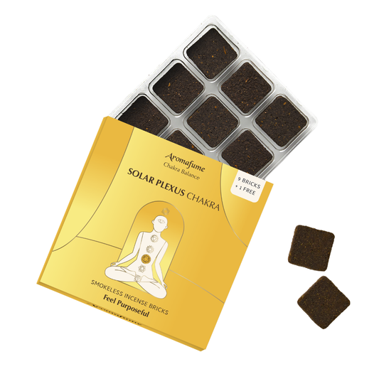 Solar Plexus Chakra Incense Bricks | Geranium & Lemongrass