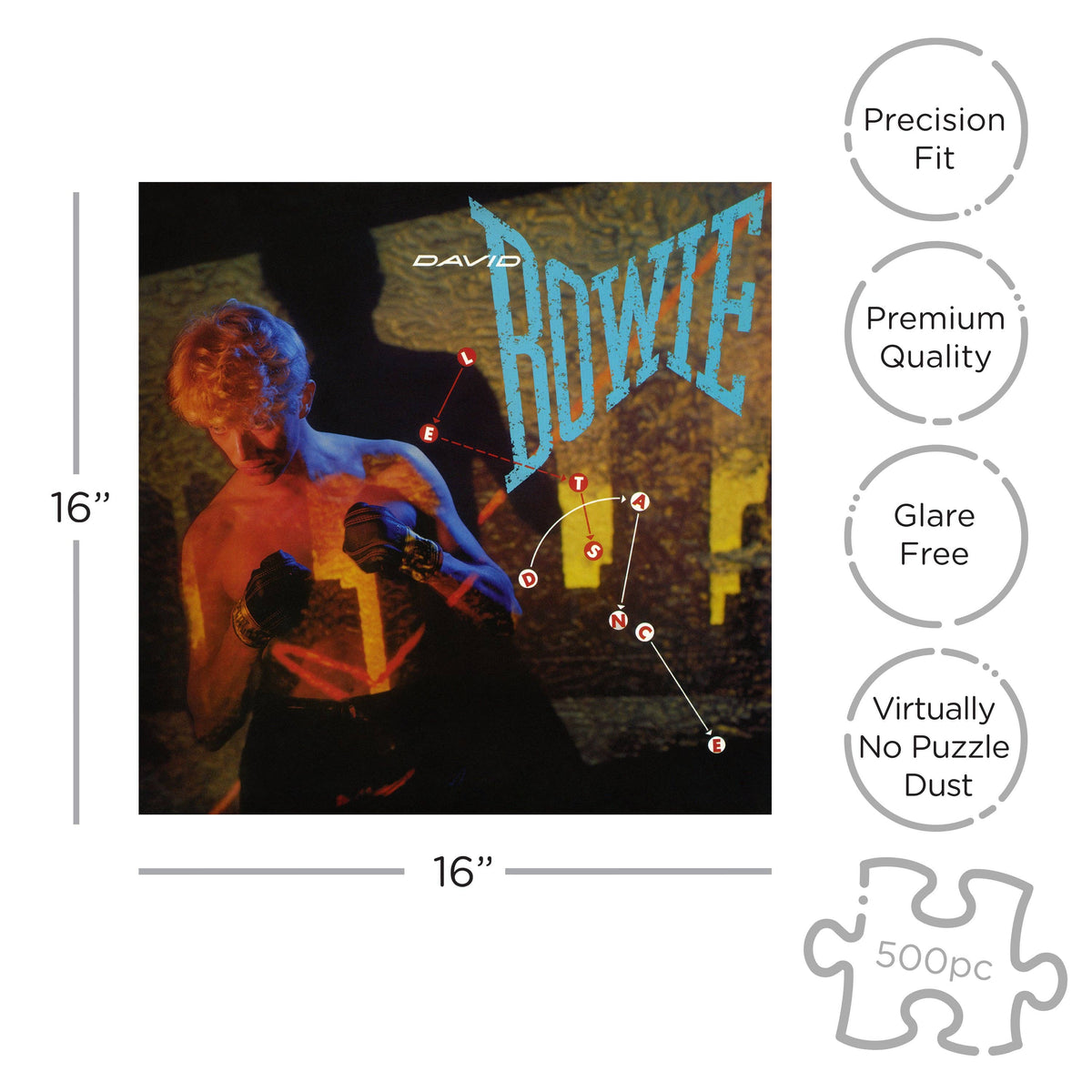 David Bowie Aladdin Sane (500 Piece Jigsaw Puzzle)
