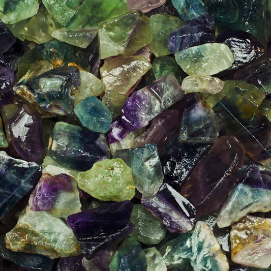 Small Rainbow Fluorite- China - Rough Raw Natural Stones