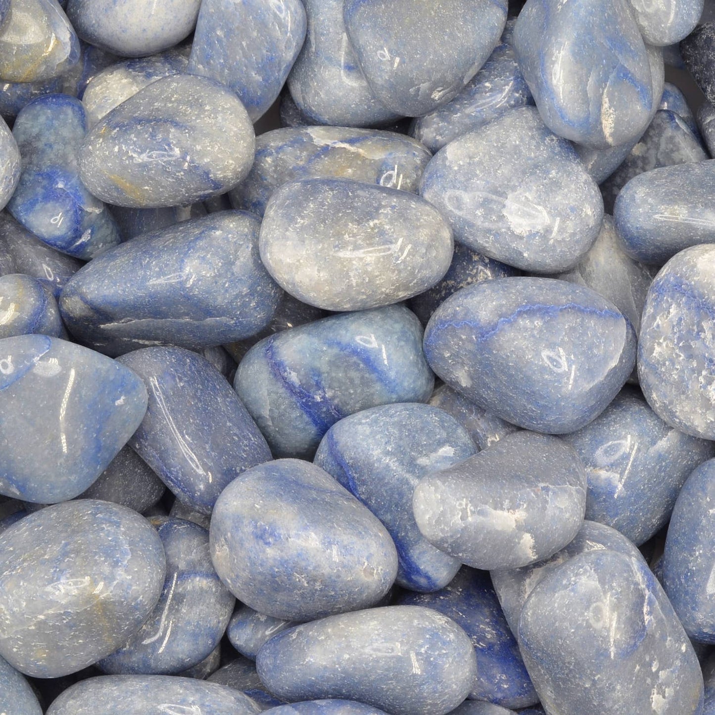 Tumbled Blue Quartz - L - B Grade - Brazil