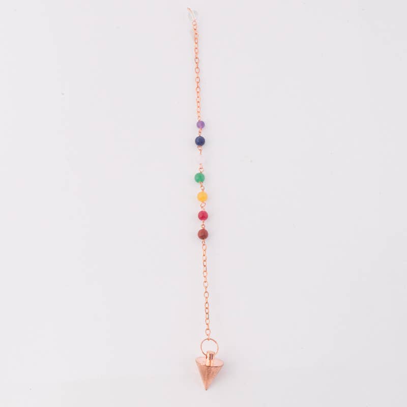Copper Pendulum With Chakra