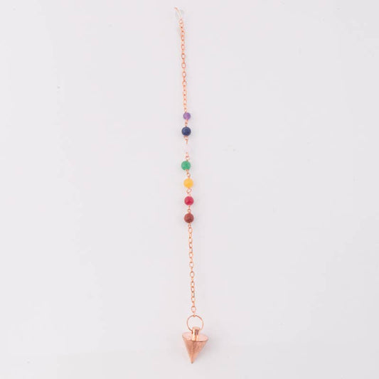 Copper Pendulum With Chakra