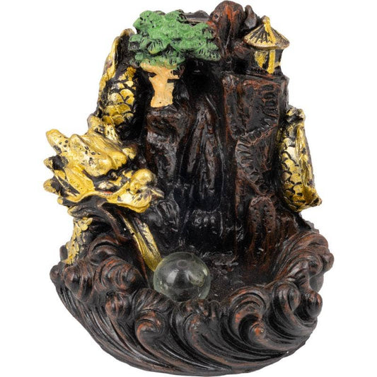 3.5" DRAGON BACKFLOW INCENSE BURNER