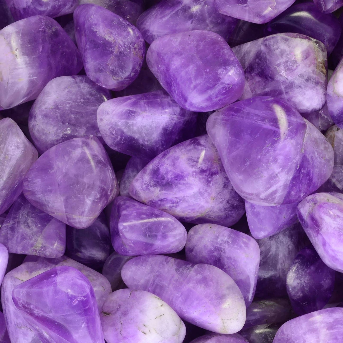 Tumbled Deep Purple Amethyst - Madagascar (1 lb)