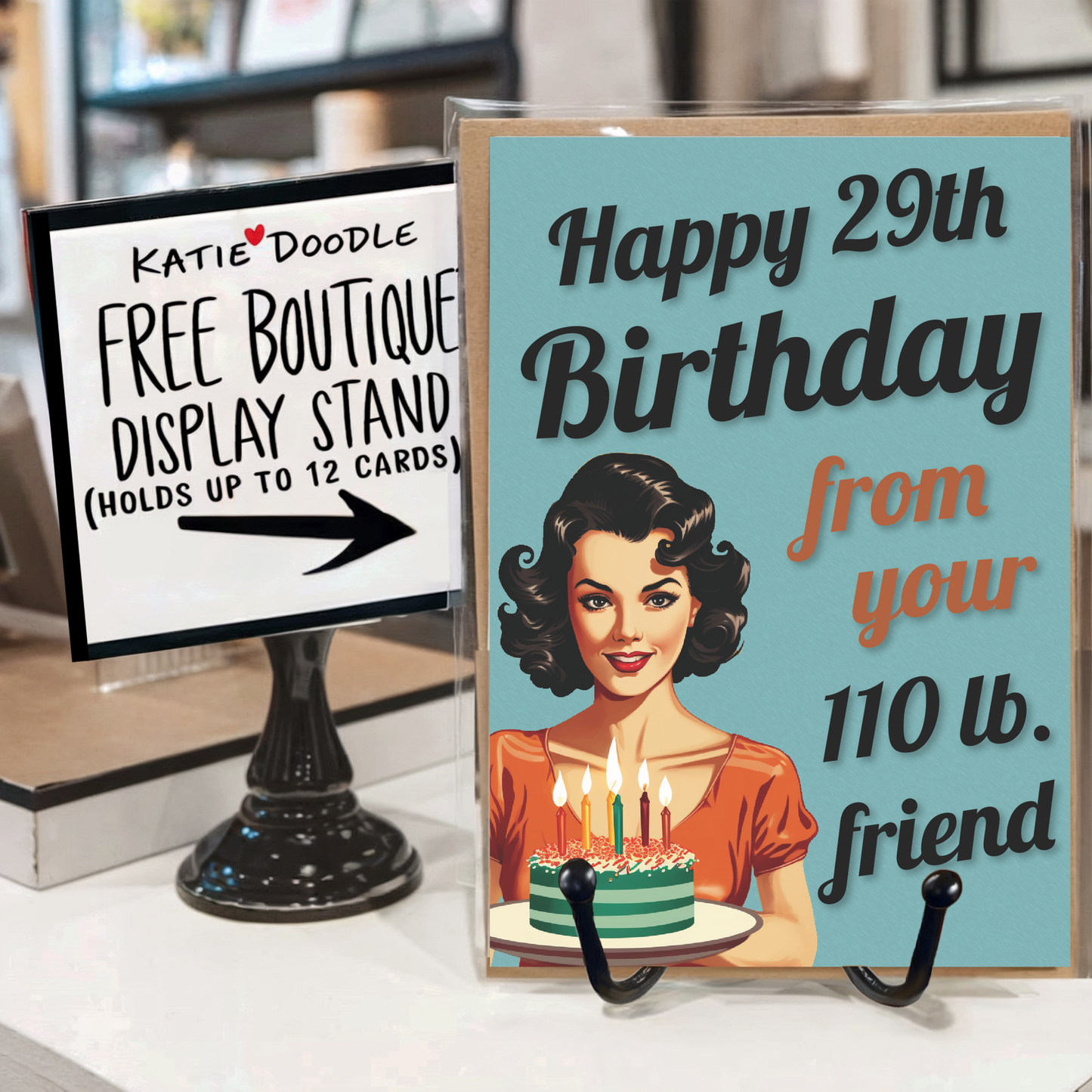 Birthday Cards, Greeting Cards, Funny Cards with Display