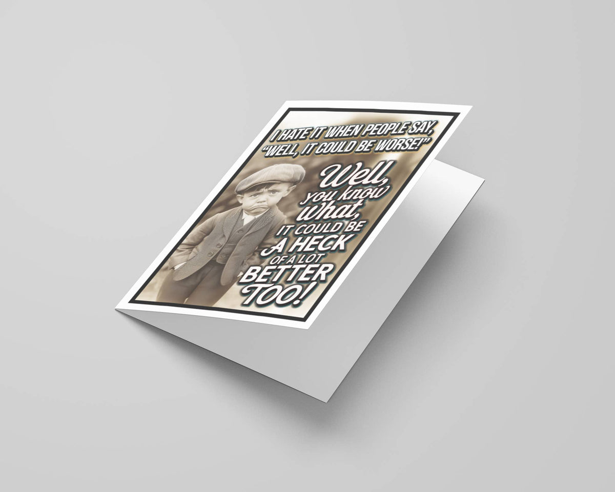 Funny Sympathy Greeting Card