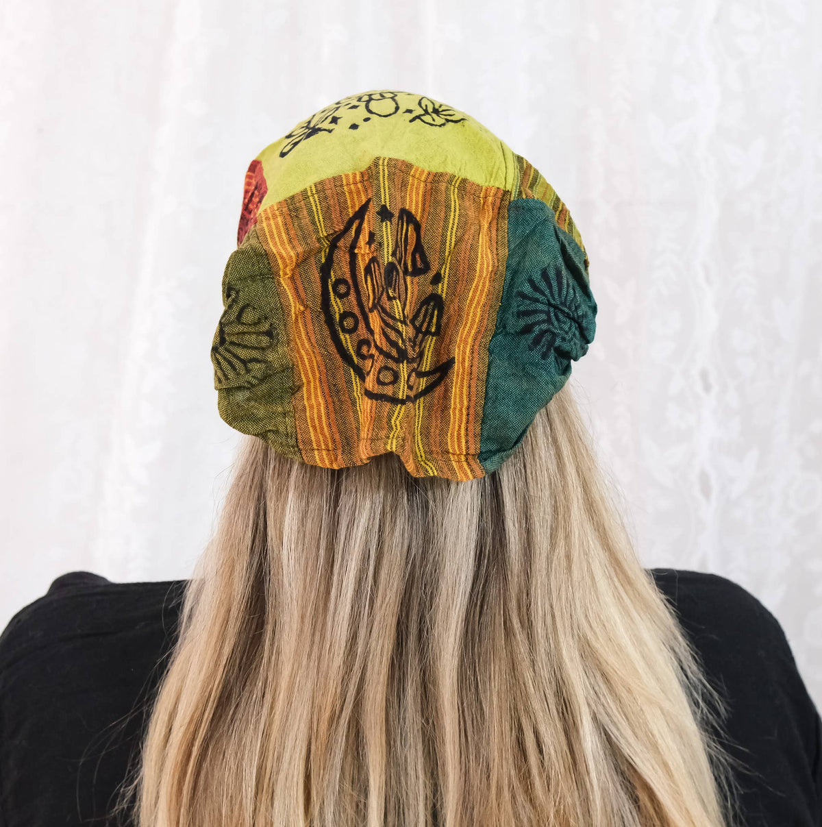 Cotton Patch Unisex Block Print Head Band