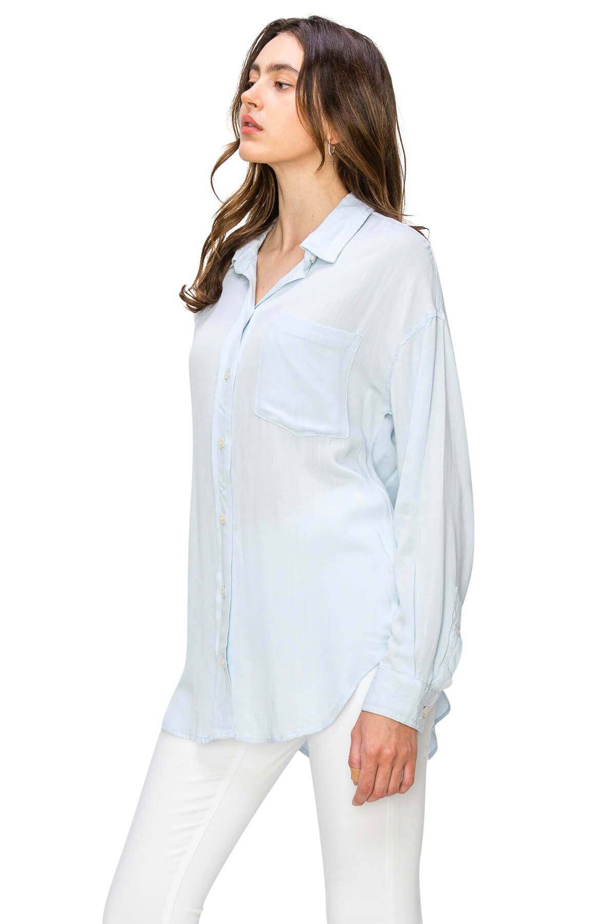 CALI1850 RELAXED LINEN BUTTON DOWN SHIRT (20728JLN486)
