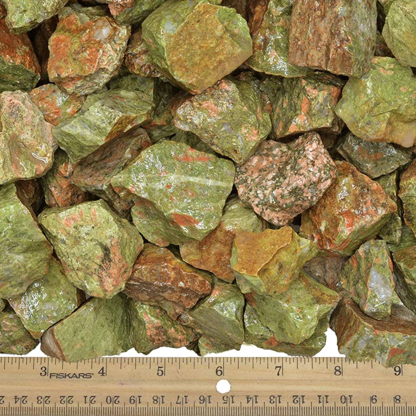 Rough Unakite- India - Raw Natural Stones