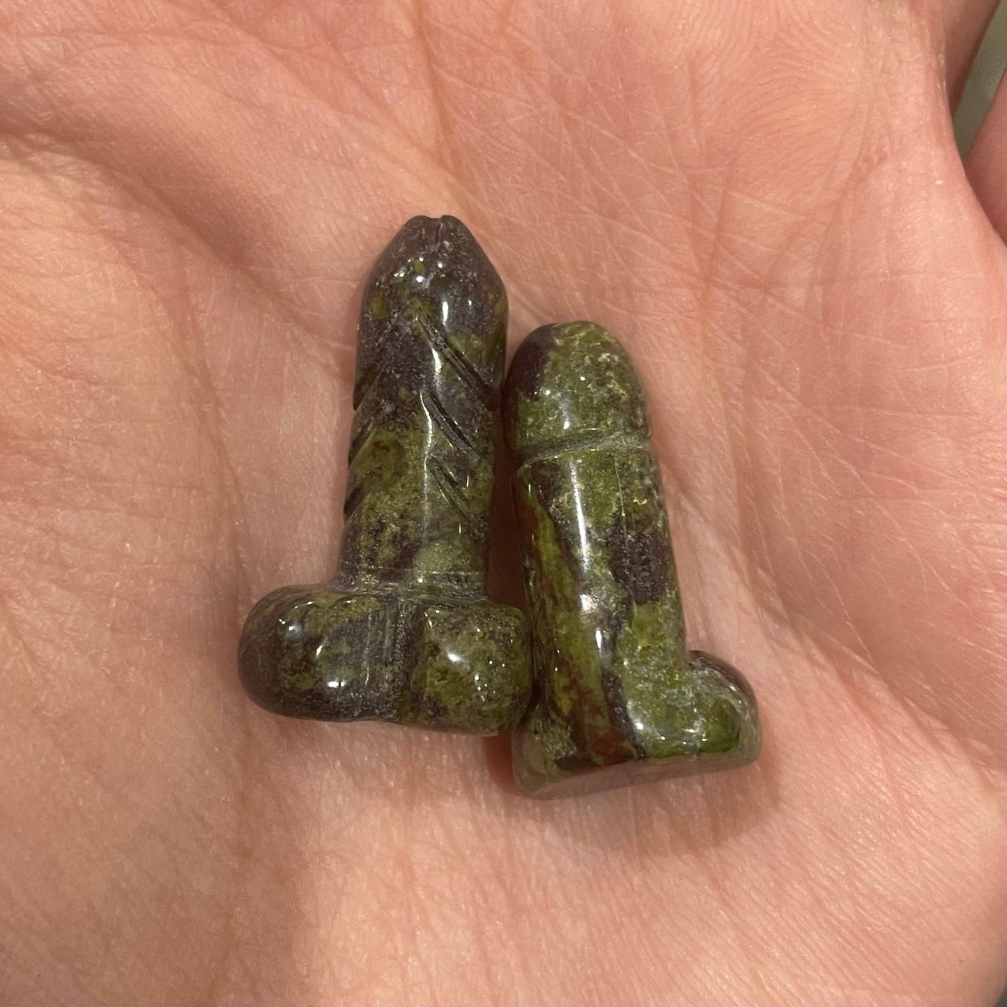 Crystal Phallic Figurine – Small Carved Gemstone Statue