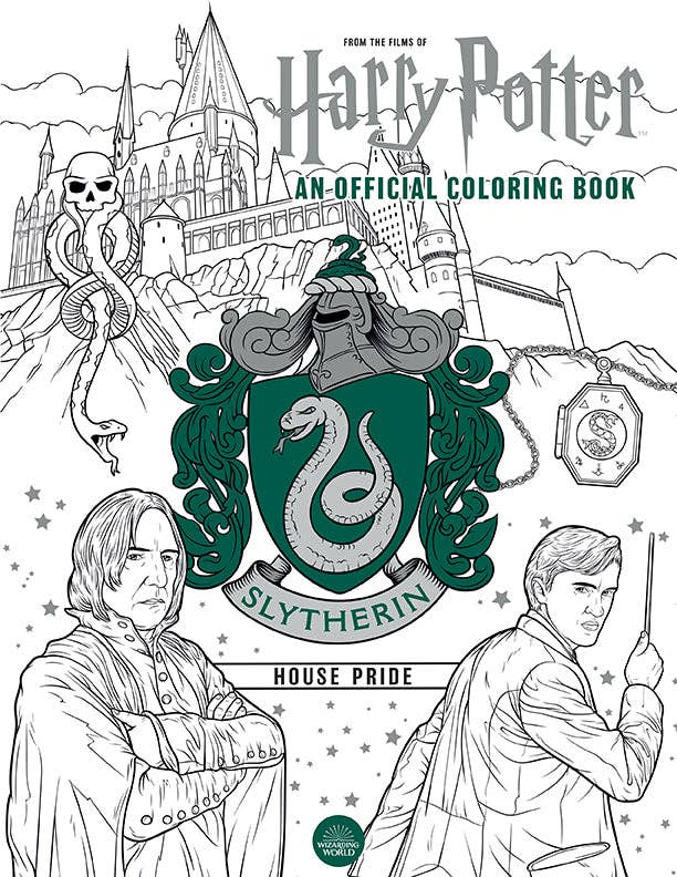 Harry Potter: Slytherin House Pride: The Official Coloring Book