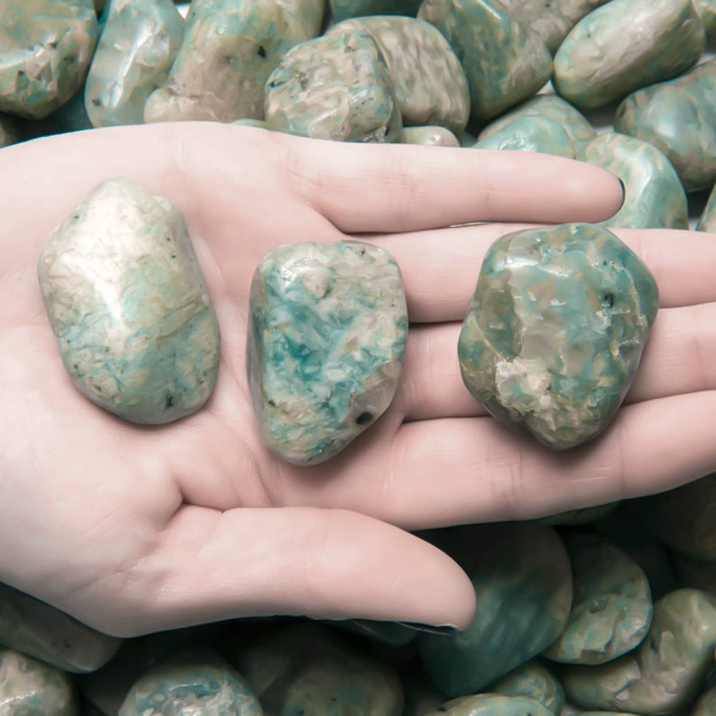 Tumbled Amazonite - L - B Grade - Brazil