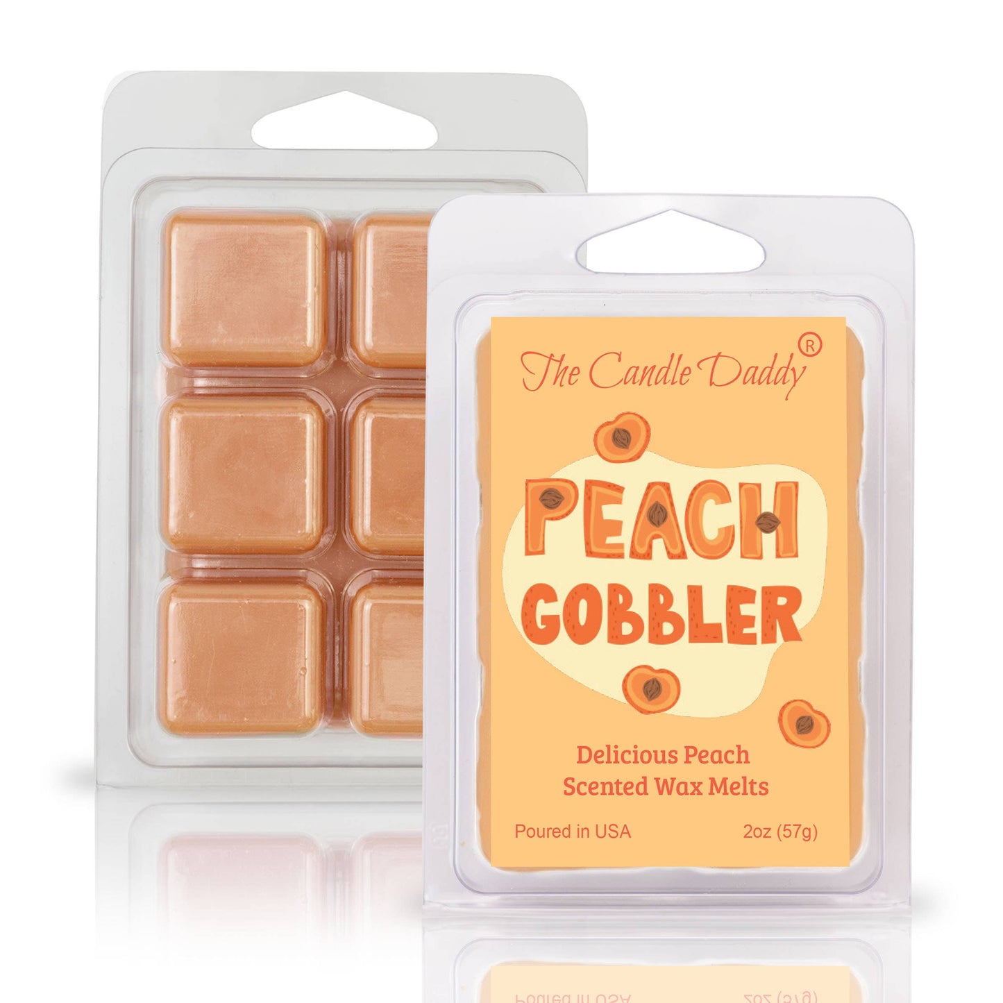 PEACH GOBBLER - DELICIOUS PEACH SCENTED WAX MELT