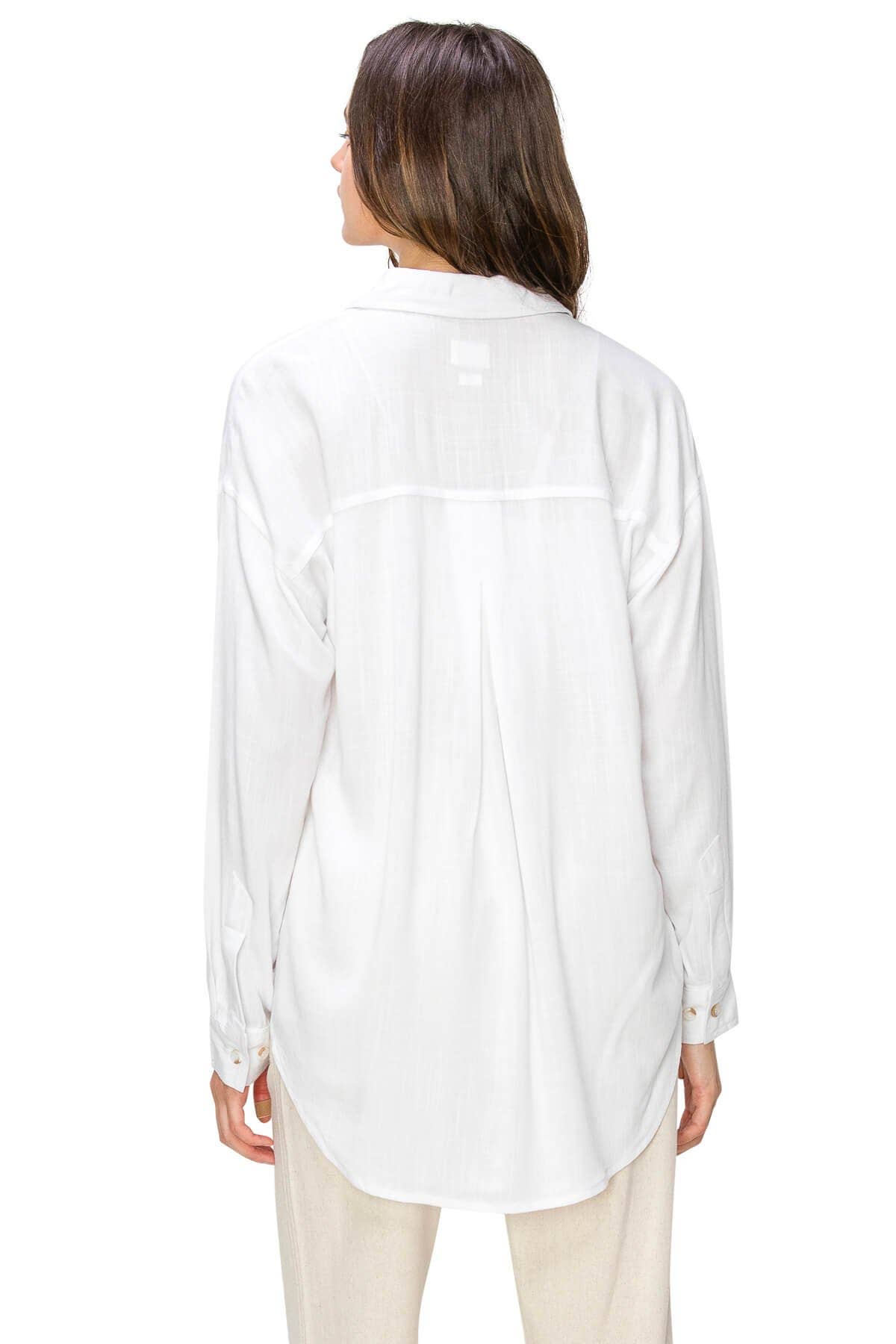 CALI1850 RELAXED LINEN BUTTON DOWN SHIRT (20728JLN486)