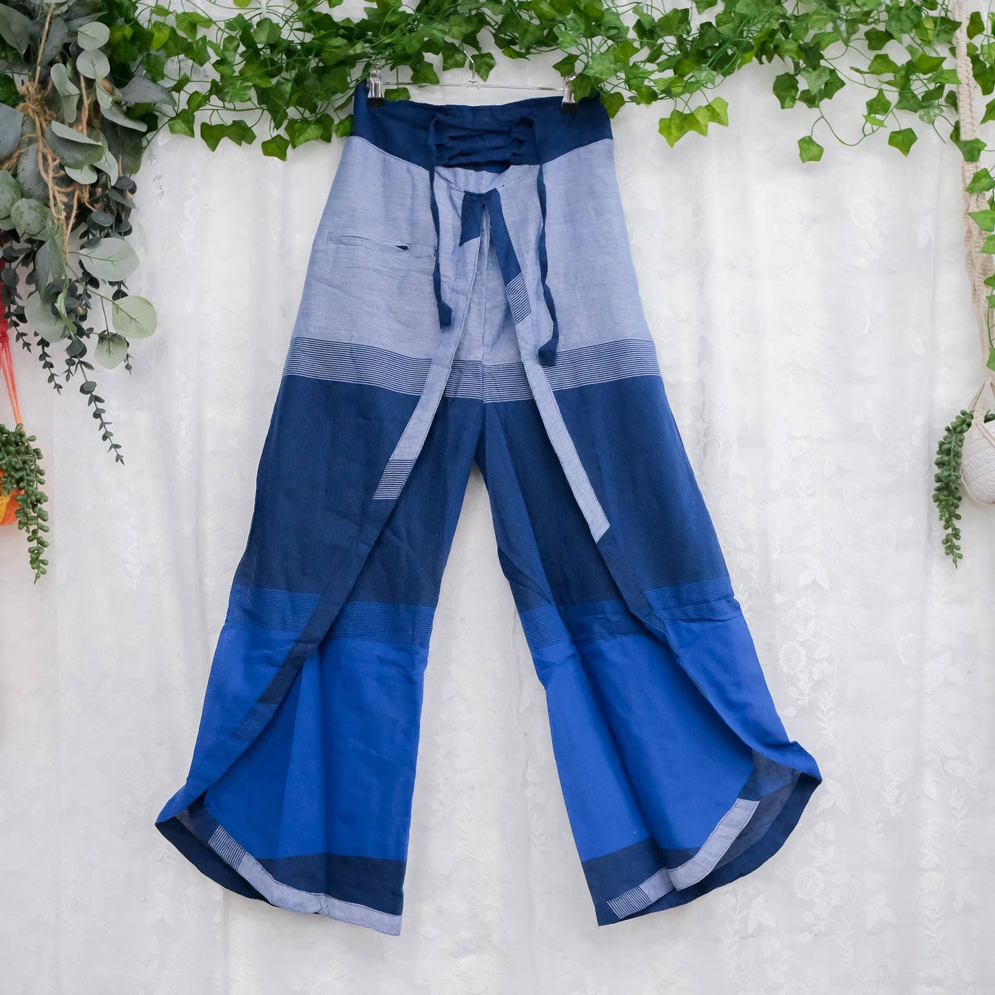 Printed Cotton Double Layer Palazzo Pant