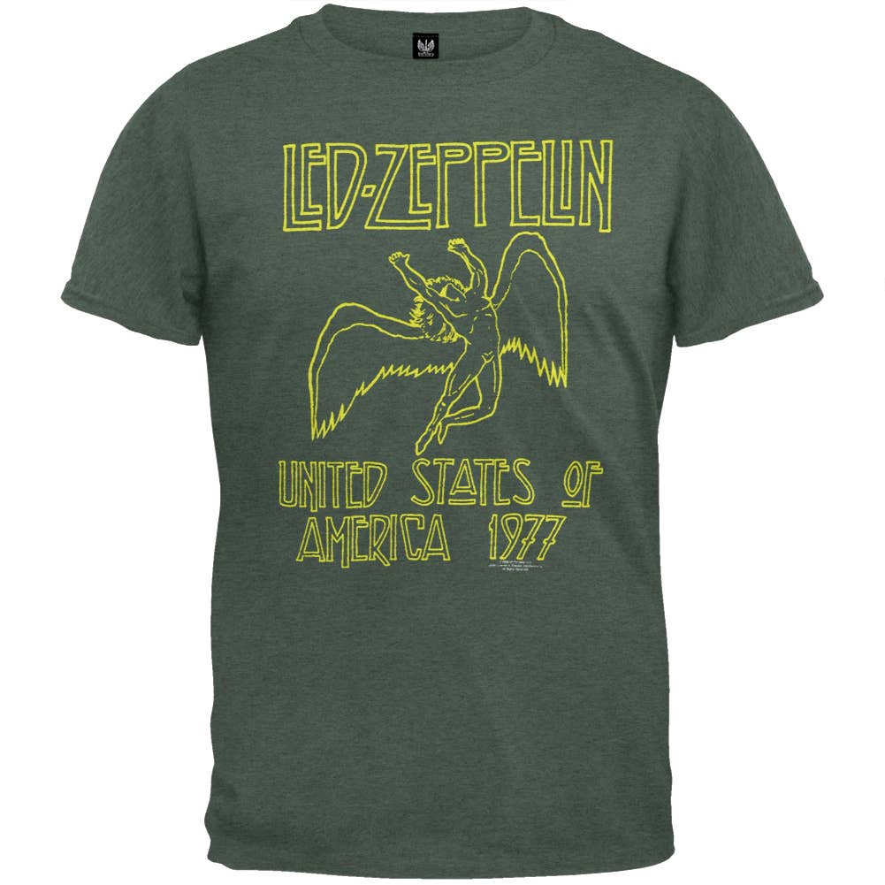 Led Zeppelin - 1977 Men's Premium Soft T Shirt
