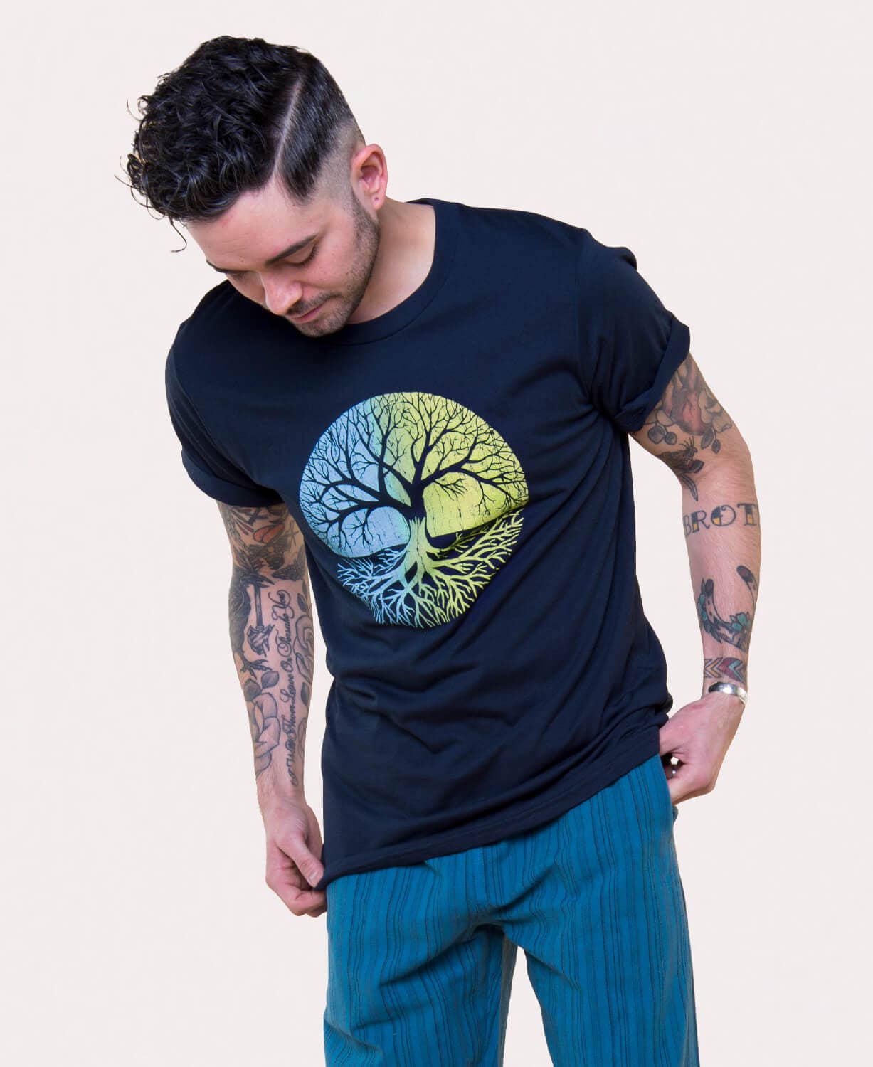 Tree Of Life Organic T-Shirt - Unisex - Retro Graphic Tees