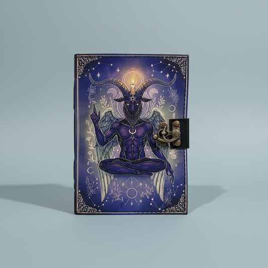 Baphomet Journal | Leather Journal | Blank Vintage
