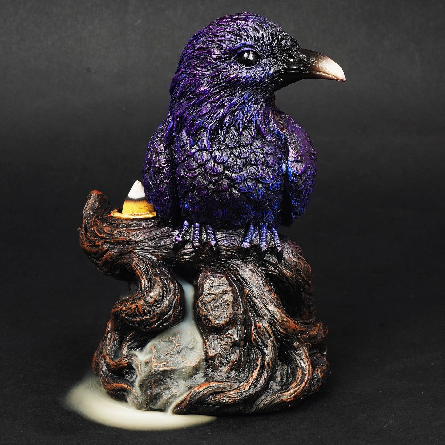 Raven Back Flow Incense Burner