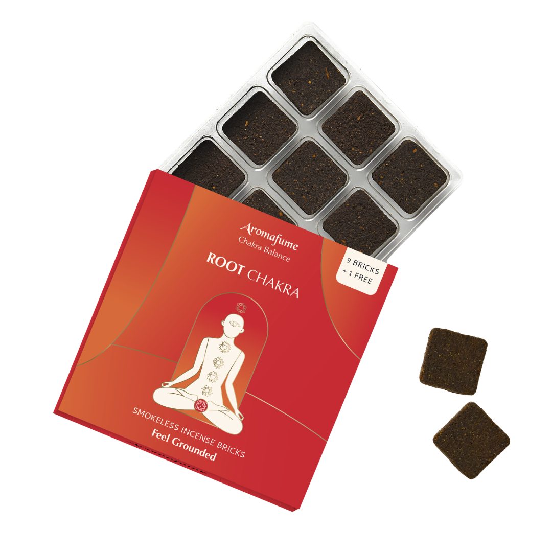 Root Chakra Incense Bricks | Frankincense & Patchouli