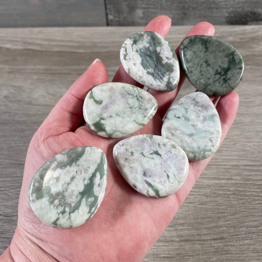 Gemstone Teardrop Worry Stones – for Retailers & Gift Shops