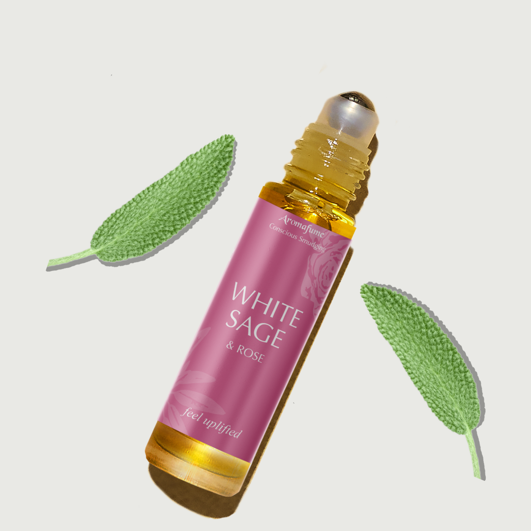 White Sage & Rose Roll On | Fragrance Oil Roll On