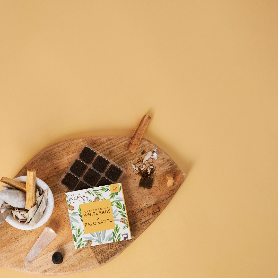 White Sage & Palo Santo Incense Bricks | Sage Incense