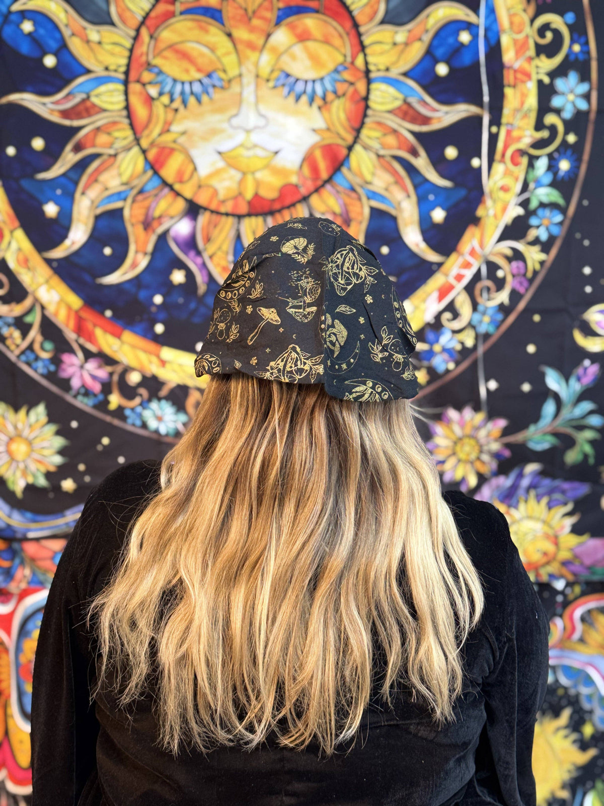 Celestial Mushroom Head Wrap