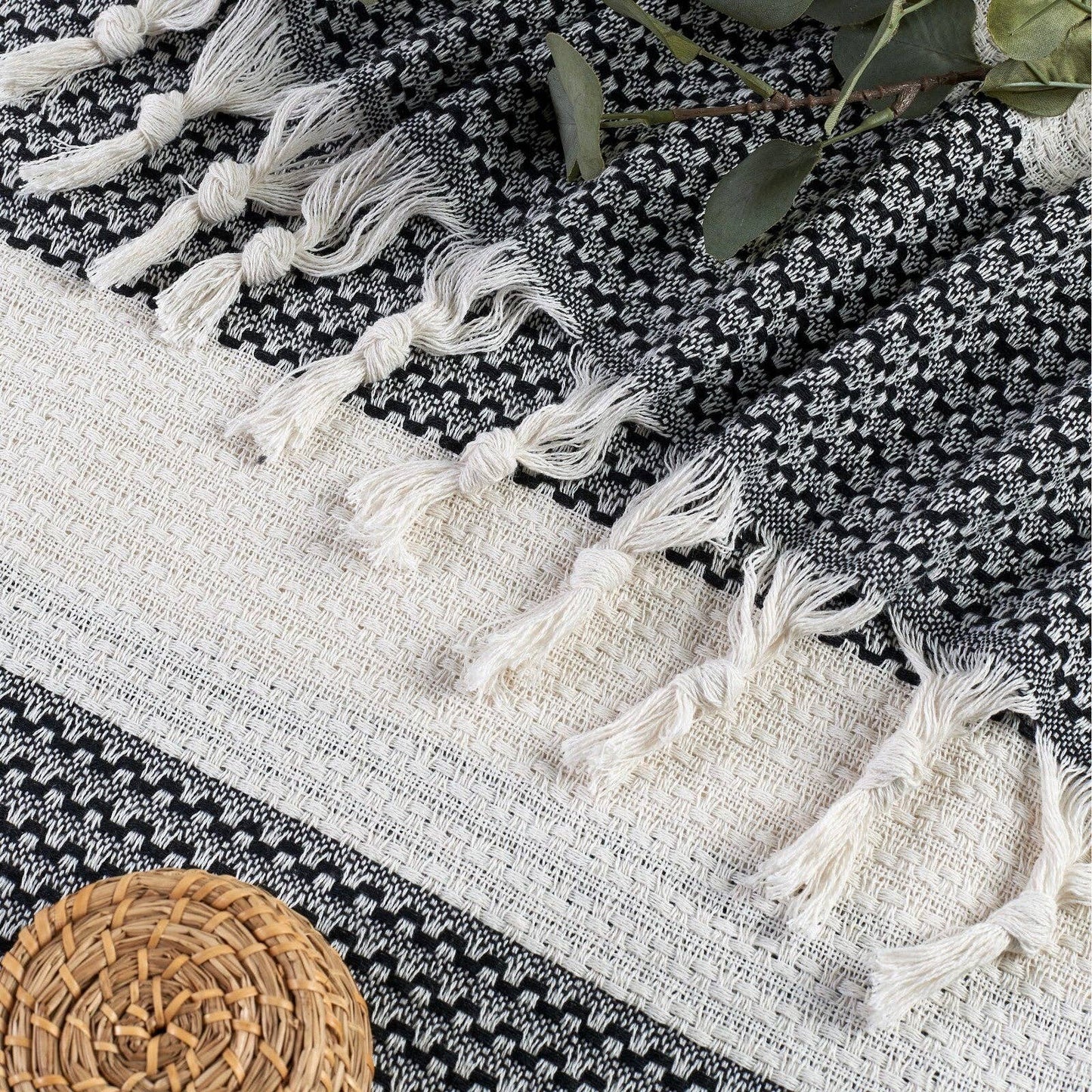 Throw Size Aegean Blanket – Soft & Breathable 100% Turkish Muslin - 7 Colors