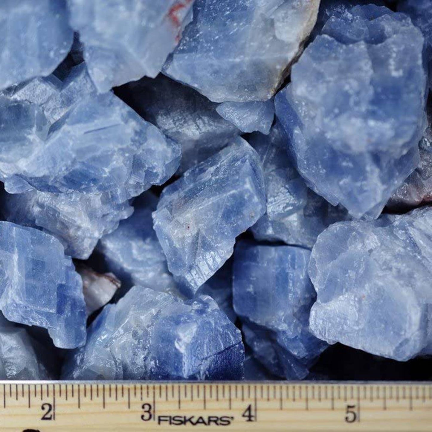 Rough Blue Calcite- Mexico - 1-2" - Acid Washed Stones (1lb)